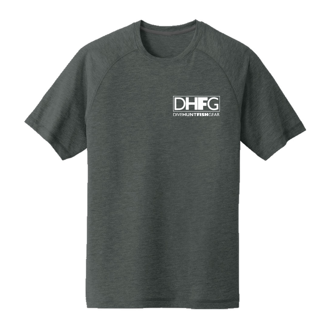 Dive Hunt Fish Framed Triblend T-Shirt